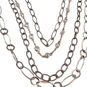 N2302 Silpada Sterling Silver Everlasting Necklace